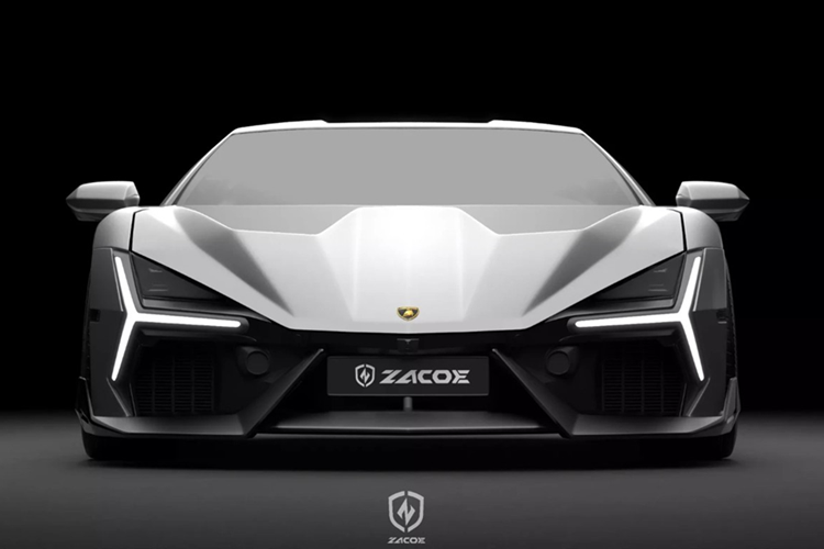 Ngoại thất của Lamborghini Revuelto độ Zacoe lấy cảm hứng từ những phiên bản hiệu suất đỉnh cao như Aventador SV hay SVJ, với các đường nét khí động học sắc sảo, tăng tính thể thao và tối ưu luồng không khí.
