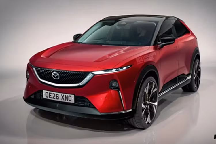 Mazda EZ-60 2026 lo dien - SUV dien co kieu dang coupe