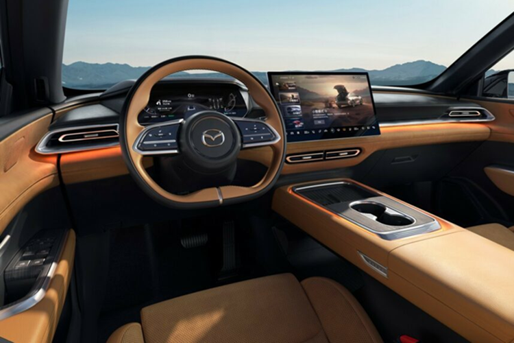 Mazda EZ-60 2026 lo dien - SUV dien co kieu dang coupe-Hinh-4