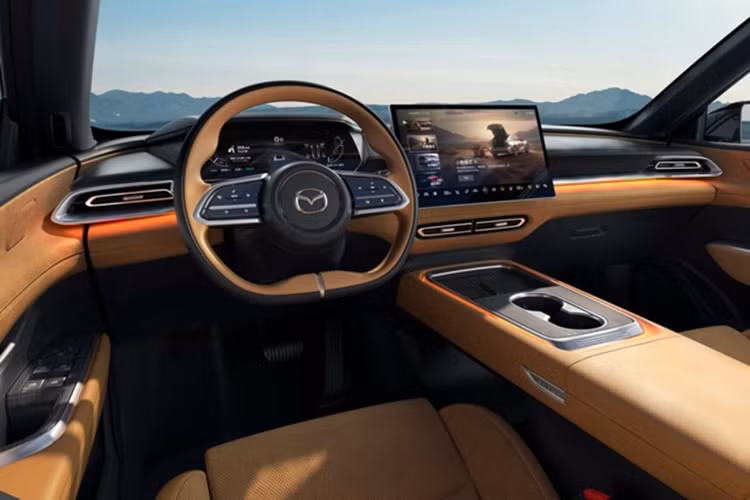Mazda EZ-60 2026 lo dien - SUV dien co kieu dang coupe-Hinh-4