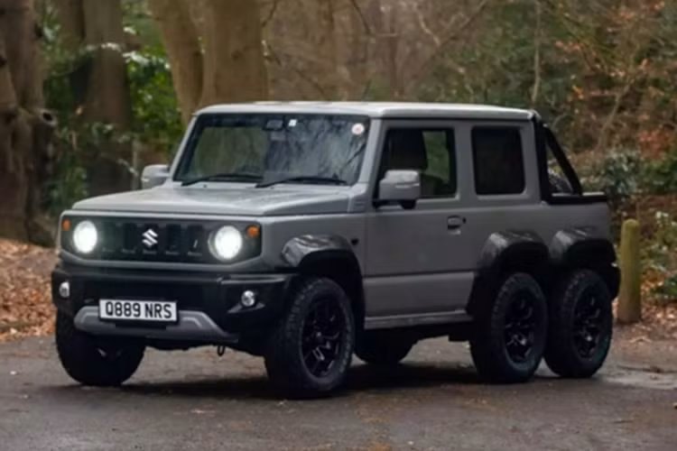 Suzuki Jimny độ 6 bánh "siêu ngầu", giá tới hơn 1,45 tỷ đồng Suzuki Jimny do 6 banh