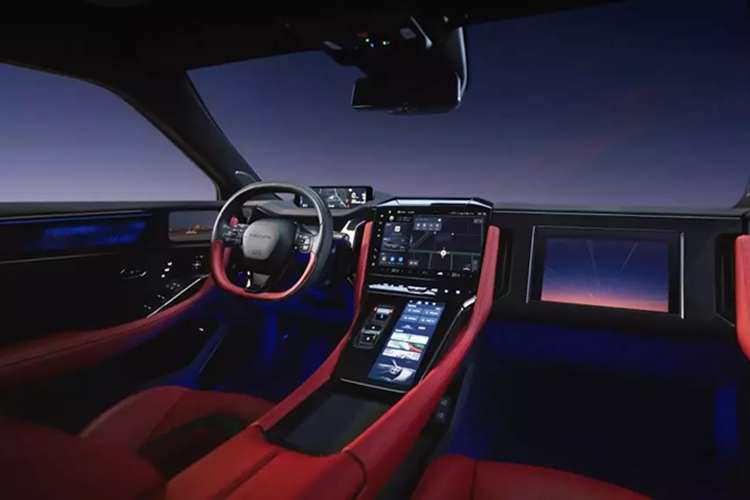 Tan thay Honda GT - oto dien moi voi noi that 6 man hinh-Hinh-8