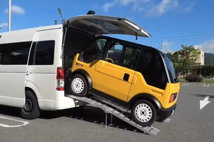 Mibot - oto dien sieu mini Nhat Ban gia 197 trieu, nho hon ca VF3-Hinh-2