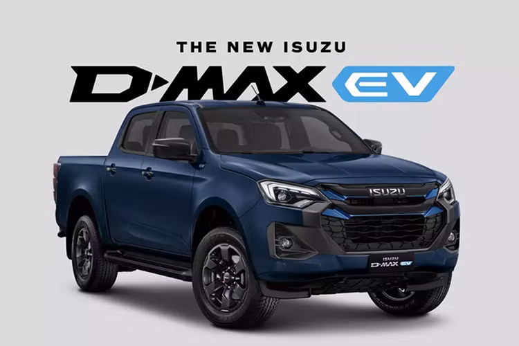 Isuzu D-Max EV 2025 ra mat, ban tai dien 