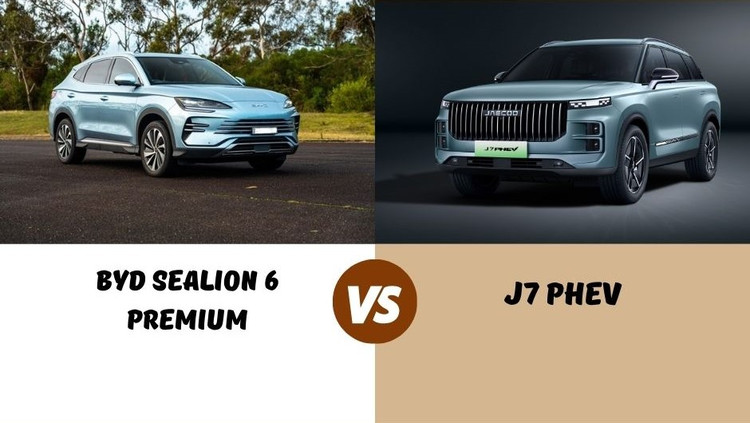 Jeacoo J7 PHEV va BYD Sealion 6 - xe 
