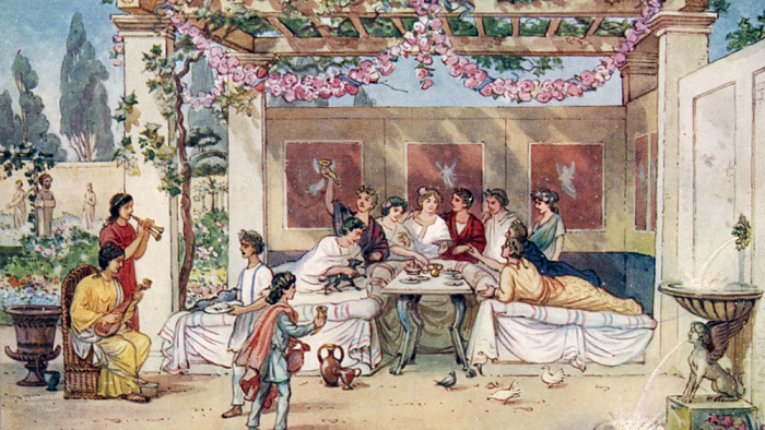 9. Việc nôn mửa tại bữa tiệc là điều hoàn toàn bình thường: Tầng lớp thượng lưu dưới thời La Mã có một cuộc sống rất sung túc. Công việc của họ chủ yếu là tổ chức hoặc tham dự các bữa tiệc từ ngày này qua ngày khác. Chính vì việc phải liên tục nạp vào người một lượng thức ăn lớn như vậy, người La Mã thường chọn giải pháp nôn mửa ngay trong bữa tiệc để giải phóng dạ dày và tiếp tục thưởng thức các sơn hào hải vị. 10. Lông mày rậm là một đặc điểm rất được phụ nữ coi trọng: Được biết, hàng lông màu rậm được coi là một đặc điểm đáng mơ ước của chị em phụ nữ vì nó được cho là chỉ những phụ nữ thông minh và quyến rũ nhất mới sở hữu nó. Đối với những người không có lông mày rậm, họ sẽ dùng sơn đen để khiến lông mày trông rậm và đen hơn.