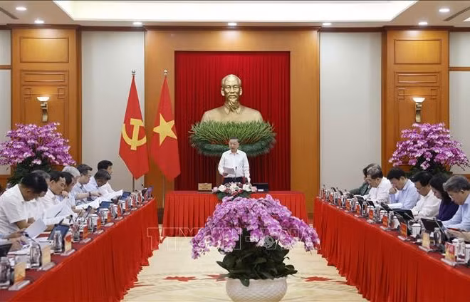Kết luận của Tổng Bí thư, Chủ tịch nước Tô Lâm về tổng kết thực tiễn và nghiên cứu sửa đổi, bổ sung Điều lệ Đảng
