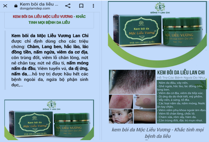 Mộc liễu vương Lan Chi quảng cáo công dụng “10 trong 1”