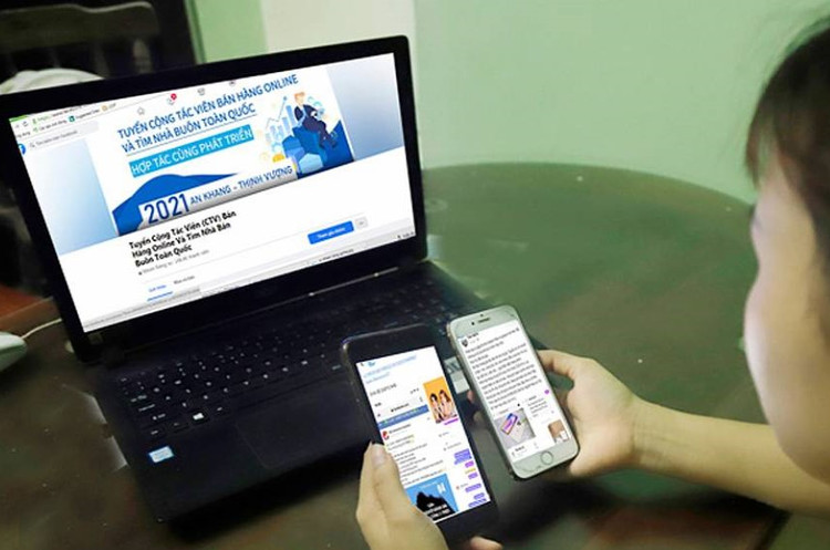 Bị lừa hơn 300 triệu đồng khi làm cộng tác viên &apos;chốt đơn hàng&apos; online. (Ảnh minh họa)