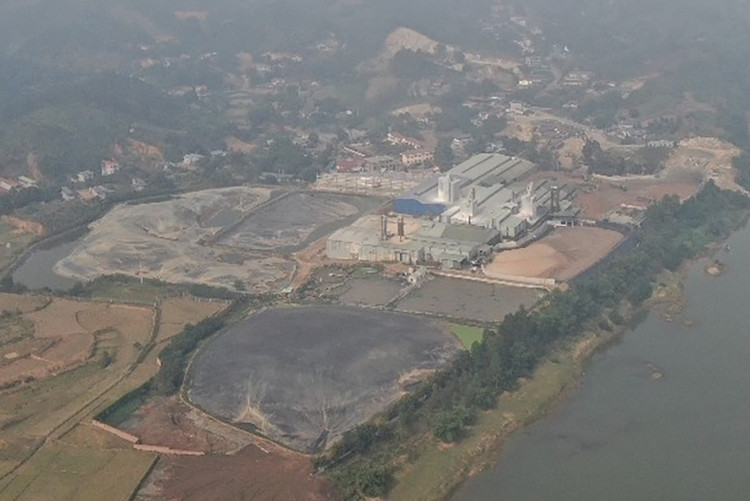 Nhà máy sắn Công ty TNHH MTV chế biến nông sản Hiếu Hưng tại xã Tân An, huyện Văn Bàn, tỉnh Lào Cai.