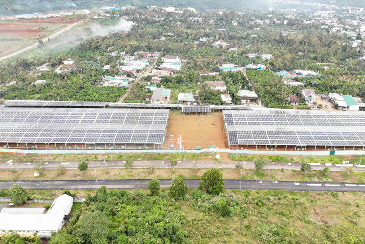 Dự án điện mặt trời tại Lâm Đồng.