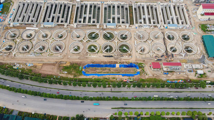 Nhà Máy Xử Lý Nước Thải Yên Xá tại Thanh Trì, Hà Nội