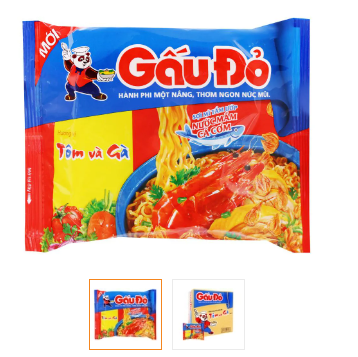 Thương hiệu mì Gấu Đỏ của Công ty Cổ phần Thực phẩm Á Châu