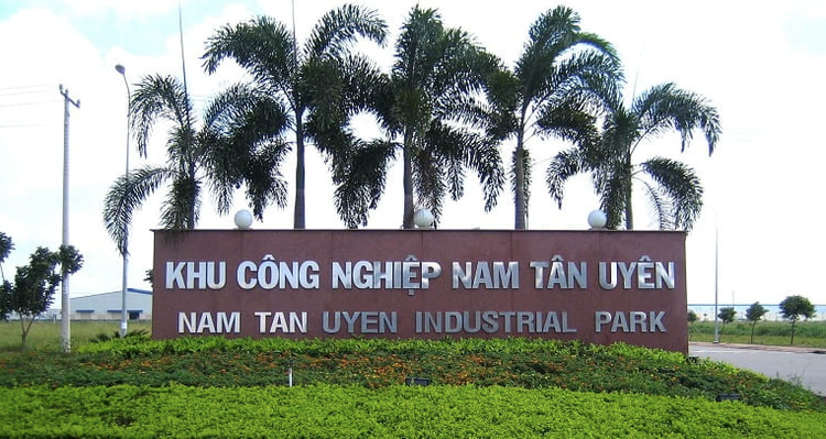 KCN Nam Tân Uyên báo lãi giảm 16%. Ảnh minh họa.
