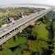 Cấm ô tô rẽ phải từ đường gom bắc lên cầu Thăng Long