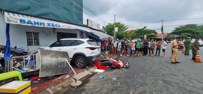 Hiện trường vụ tai nạn giao thông