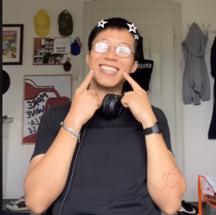 Trung Hiếu, được biết đến với tên thân mật là Bốp. Ảnh chụp màn hình: Tiktok