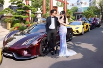 Hoàng Kim Khánh lại mang dàn siêu xe trăm tỷ đến Lâm Đồng