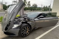 Aston Martin DB11 V8 từng của đại gia Jacky tái xuất Tp.HCM