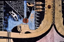 Bức tranh thần Nut trong lăng mộ Ai Cập cổ đại gây xôn xao