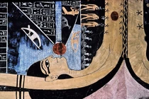 Bức tranh thần Nut trong lăng mộ Ai Cập cổ đại gây xôn xao