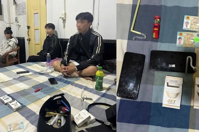 Công an Đồng Tháp bắt giữ 3 đối tượng sử dụng ma túy trong nhà nghỉ
