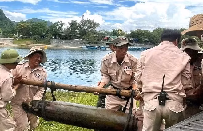 Phát hiện bom “khủng” còn sót sau chiến tranh ở Quảng Trị