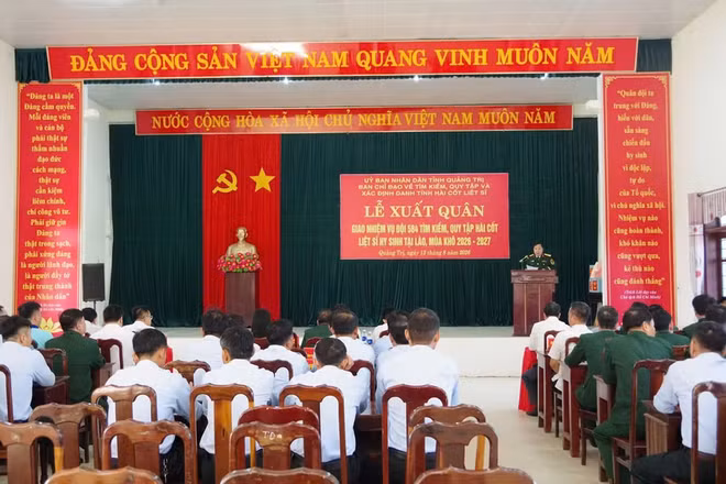 Quảng Trị xuất quân tìm kiếm, quy tập hài cốt liệt sĩ hy sinh tại Lào