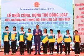 Lâm Đồng khởi công 3 trường nội trú hơn 677 tỷ đồng ở vùng biên