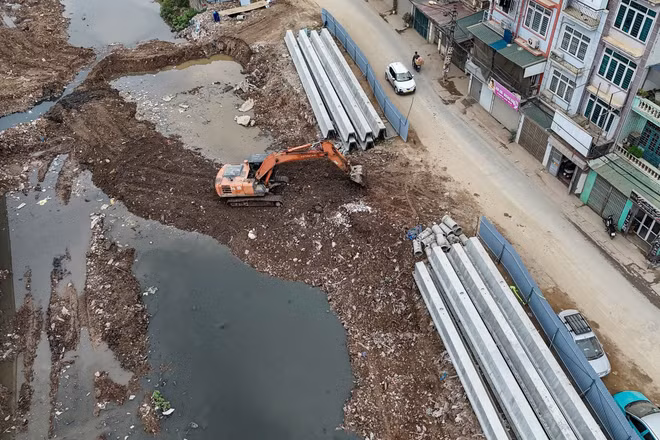 Hà Nội thúc đẩy dự án cải thiện hệ thống tiêu nước phía Tây