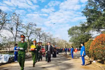 Xúc động lễ truy điệu, an táng 5 hài cốt liệt sĩ ở Khe Sanh