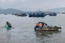 Tàu cá gặp nạn tại Quảng Trị, 4 ngư dân được cứu kịp thời