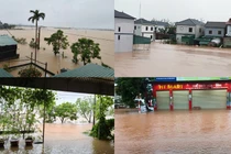 Hà Tĩnh ngập lụt, hàng ngàn nhà dân chìm trong nước