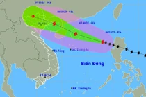 Bão số 11 Matmo giật cấp 16 đổ bộ Bắc Bộ ngày 6/10