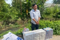 Phát hiện đối tượng vận chuyển gần 1.500 bao thuốc lá lậu ở Đồng Tháp
