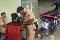TP HCM: Thanh niên bị xử phạt vì biểu diễn xe máy để quay TikTok