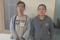 Cặp đôi trộm cắp bị bắt sau thời gian trốn sang Campuchia