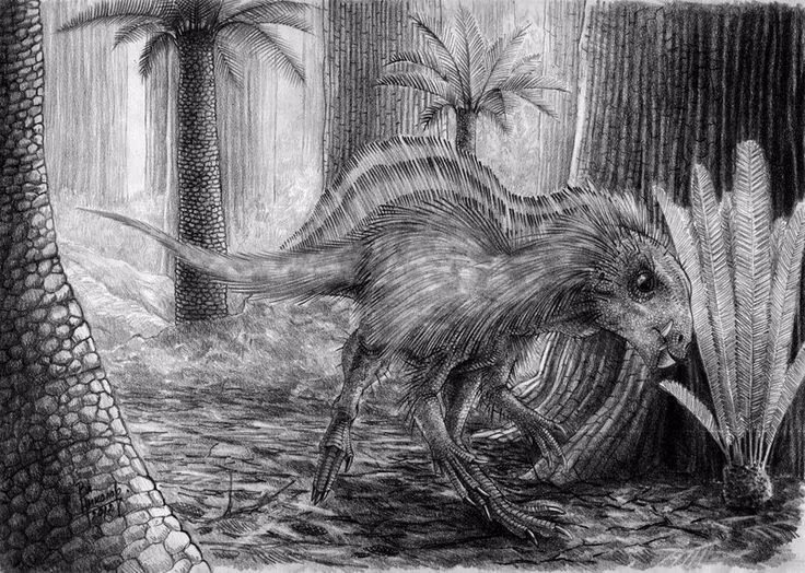 Thuộc nhóm Ornithischia – khủng long ăn cỏ nguyên thủy. Pegomastax nằm trong họ Heterodontosauridae, một nhánh khủng long ăn thực vật sớm với nhiều đặc điểm pha trộn độc đáo. Ảnh: Pinterest.