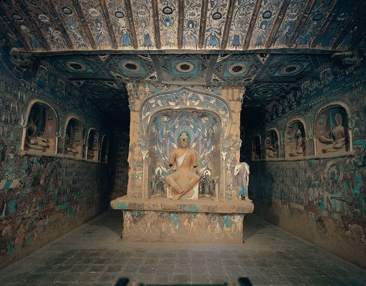 8. Bảo tồn bằng công nghệ hiện đại. Ngày nay, kỹ thuật số hóa 3D được ứng dụng để lưu giữ hình ảnh chi tiết các bức họa và tượng Phật, giúp bảo vệ di sản trước nguy cơ hư hại. Ảnh: Pinterest.