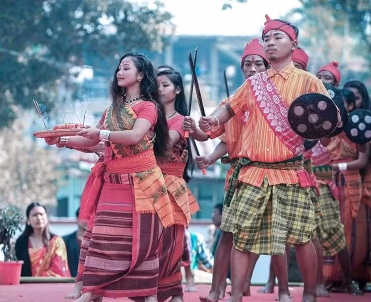 Cư trú chủ yếu tại bang Assam. Tộc người Bodo tập trung đông nhất ở bang Assam, đặc biệt tại Khu tự trị Bodoland. Ngoài ra, họ còn sinh sống rải rác ở các bang lân cận như West Bengal và Meghalaya, tạo nên cộng đồng đa dạng nhưng gắn kết. Ảnh: Pinterest.