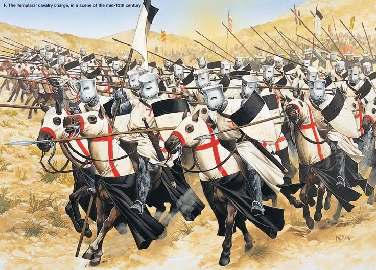 Thay đổi chiến thuật và đội hình. Ngựa cho phép quân đội triển khai các chiến thuật mới như đánh nhanh rút nhanh, bao vây từ xa và tấn công sườn, phá vỡ những đội hình bộ binh vốn chậm chạp và cứng nhắc. Ảnh: Pinterest.