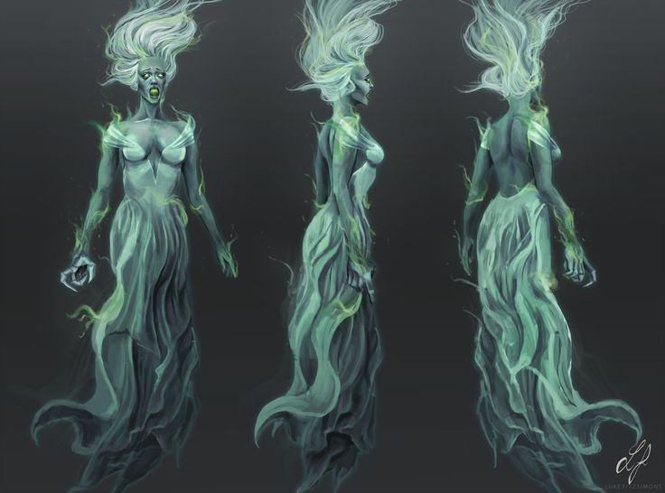 Không phải lúc nào cũng hiện hình. Theo truyền thuyết, nhiều khi người ta chỉ nghe tiếng khóc mà không thấy bóng dáng của Banshee. Ảnh: Pinterest.