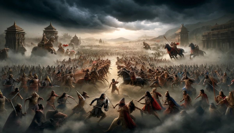 5. Dẫn đến sự chuyển hóa sang Phật giáo. Sau trận Kalinga, Ashoka từ bỏ chiến tranh và chính thức quy y Phật giáo, trở thành một trong những vị vua hộ pháp vĩ đại nhất trong lịch sử tôn giáo này. Ảnh: Pinterest.