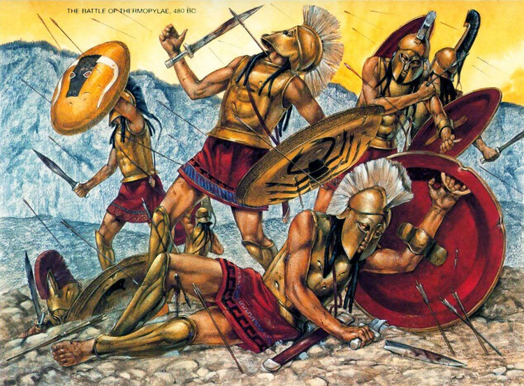Đội quân này bị tiêu diệt trong trận Chaeronea năm 338 TCN. Họ chiến đấu đến người cuối cùng chống lại quân Macedonia. Ảnh: Pinterest.