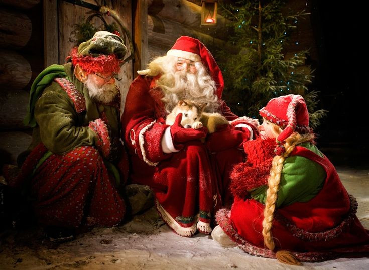 Santa Claus trong văn hóa mỗi quốc gia. Dù giữ hình tượng chung, Santa được biến thể thành nhiều phiên bản địa phương như Père Noël ở Pháp hay Ded Moroz ở Nga. Ảnh: Pinterest.