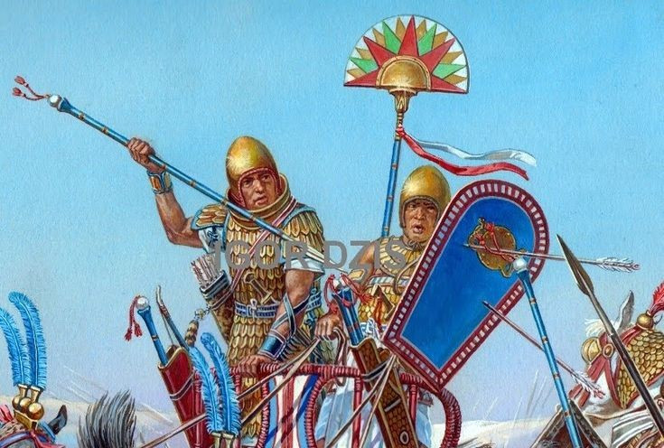 4. Quân Canaan bị đánh bại và tháo chạy vào thành. Thất bại trong trận đánh chính, quân liên minh Canaan rút vào thành Megiddo cố thủ, nhưng bị vây hãm và buộc phải đầu hàng sau nhiều tháng. Ảnh: Pinterest.