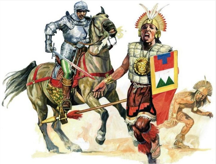 8. Cajamarca là biểu tượng cho sự chênh lệch công nghệ trong các cuộc chinh phạt. Trận chiến là minh chứng rõ ràng cho việc vũ khí hiện đại và chiến thuật tinh ranh có thể đánh bại những nền văn minh hùng mạnh nhất thời cổ đại. Ảnh: Pinterest.