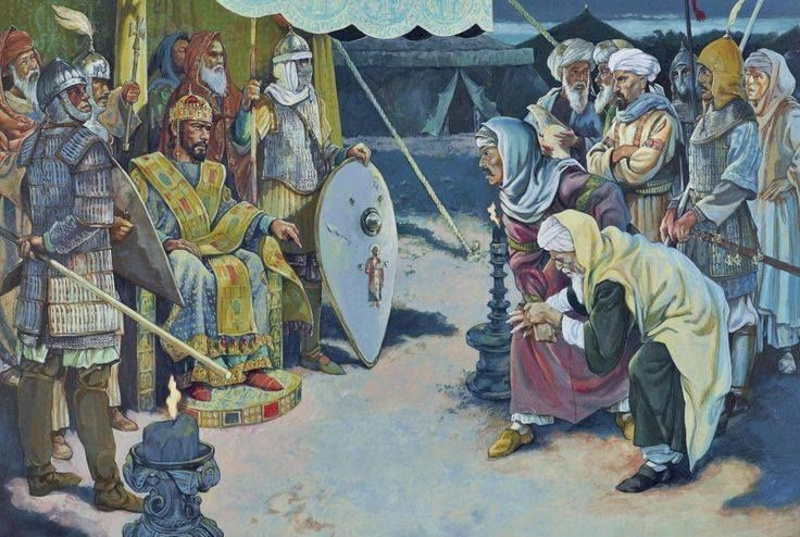 5. Sultan Alp Arslan đối xử khoan dung với hoàng đế bị bắt. Thay vì hành quyết Romanos, Alp Arslan thỏa thuận trả tự do để đổi lấy hòa ước – thể hiện một cách ứng xử hiếm thấy trong các cuộc chiến thời Trung cổ. Ảnh: Pinterest.