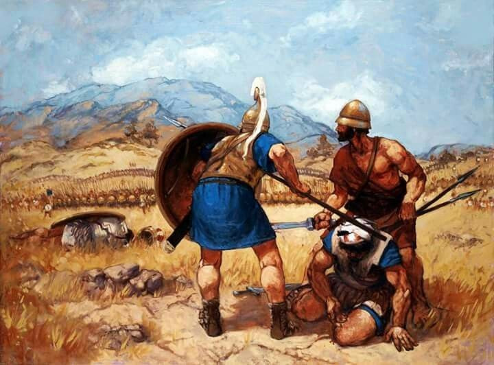 4. Quân Boeotia phản công quyết liệt. Boeotia dưới quyền Pagondas huy động lực lượng đông đảo, sử dụng chiến thuật tấn công mạnh mẽ nhằm đẩy lùi Athens. Ảnh: Pinterest.