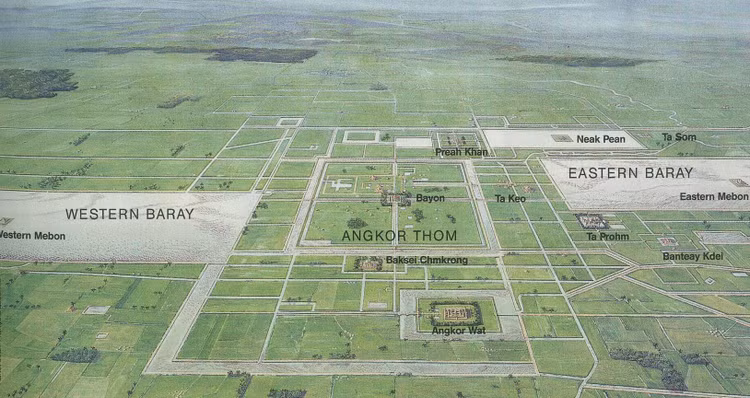 Kiểm soát lũ lụt thông minh. Không chỉ tích nước, hệ thống còn giúp điều tiết lũ, giảm thiệt hại do mưa lớn trong mùa gió mùa. Ảnh: camerotaincambodia.wordpress.com.